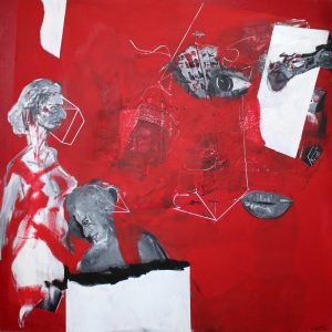 untitled-Red.Acrylic-on-canvas.180x180-cm.2020